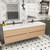 Louis 72" Modern Wall-mounted Vanity (Double Sink)