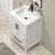 VIV 24" Solid Wood Freestanding Bathroom Vanity with Reinforced Acrylic Sink