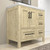 VIV 36" Solid Wood Freestanding Bathroom Vanity with Reinforced Acrylic Sink (Right)