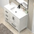 VIV 42" Solid Wood Freestanding Bathroom Vanity with Reinforced Acrylic Sink (Left)