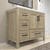 VIV 42" Solid Wood Freestanding Bathroom Vanity with Reinforced Acrylic Sink (Left)