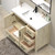 VIV 42" Solid Wood Freestanding Bathroom Vanity with Reinforced Acrylic Sink (Right)