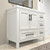 VIV 42" Solid Wood Freestanding Bathroom Vanity with Reinforced Acrylic Sink (Right)