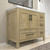 VIV 42" Solid Wood Freestanding Bathroom Vanity with Reinforced Acrylic Sink (Right)
