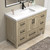 VIV 48" Solid Wood Freestanding Bathroom Vanity with Reinforced Acrylic Sink
