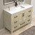 VIV 48" Solid Wood Freestanding Bathroom Vanity with Reinforced Acrylic Sink