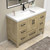 VIV 48" Solid Wood Freestanding Bathroom Vanity with Reinforced Acrylic Sink