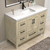 VIV 48" Solid Wood Freestanding Bathroom Vanity with Reinforced Acrylic Sink