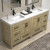 VIV 72" Solid Wood Freestanding Bathroom Vanity with Reinforced Double Acrylic Sink