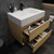MAX 30" Wall Mounted Bathroom Vanity with Reinforced Acrylic Sink