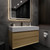 MAX 42" Wall Mounted Bathroom Vanity with Reinforced Acrylic Sink