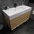 MAX 42" Wall Mounted Bathroom Vanity with Reinforced Acrylic Sink