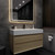 MAX 42" Wall Mounted Bathroom Vanity with Reinforced Acrylic Sink