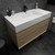 MAX 42" Wall Mounted Bathroom Vanity with Reinforced Acrylic Sink