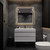 MAX 42" Wall Mounted Bathroom Vanity with Reinforced Acrylic Sink