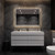 MAX 60" Wall Mounted Bathroom Vanity with Reinforced Acrylic Single Sink