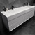 MAX 72" Wall Mounted Bathroom Vanity with Reinforced Acrylic Double Sink