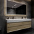 MAX 72" Wall Mounted Bathroom Vanity with Reinforced Acrylic Double Sink