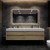 MAX 84" Wall Mounted Bathroom Vanity with Reinforced Acrylic Double Sink