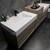 MAX 92" Wall Mounted Bathroom Vanity with Reinforced Acrylic Sink (36" + 20" + 36")