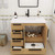 Carla 36" Freestanding Bathroom Vanity (Left Drawer)