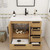 Carla 36" Freestanding Bathroom Vanity (Right Drawer)