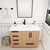 Carla 42" Freestanding Bathroom Vanity (Left Drawer)