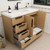 Carla 42" Freestanding Bathroom Vanity (Left Drawer)