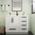 Carla 42" Freestanding Bathroom Vanity (Right Drawer)