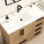 Carla 42" Freestanding Bathroom Vanity (Right Drawer)