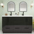 Carla 60" Freestanding Bathroom Vanity with Double Sink