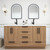 Carla 60" Freestanding Bathroom Vanity with Double Sink