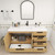 Carla 60" Freestanding Bathroom Vanity with Single Sink