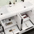 Carla 72" Freestanding Bathroom Vanity with Double Sink