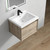 Bristol 24’’ Floating Bathroom Vanity Set with Acrylic Sink
