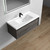 Bristol 42’’ Floating Bathroom Vanity Set with Acrylic Sink