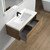 Bristol 42’’ Floating Bathroom Vanity Set with Acrylic Sink