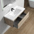 Bristol 42’’ Floating Bathroom Vanity Set with Acrylic Sink