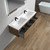 Bristol 60’’ Floating Bathroom Vanity Set with Acrylic Double Sink