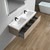 Bristol 60’’ Floating Bathroom Vanity Set with Acrylic Double Sink