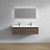 Bristol 60’’ Floating Bathroom Vanity Set with Acrylic Double Sink