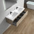 Bristol 60’’ Floating Bathroom Vanity Set with Acrylic Double Sink