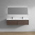 Bristol 72’’ Floating Bathroom Vanity Set with Acrylic Double Sink