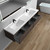 Bristol 84’’ Floating Bathroom Vanity Set with Acrylic Double Sink