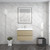 Botto 30'' Wall-mounted Bathroom Vanity with Reinforced Acrylic Sink