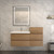 Botto 50'' Wall-mounted Bathroom Vanity with Reinforced Acrylic Sink (30" + 20")
