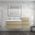 Botto 62'' Wall-mounted Bathroom Vanity with Reinforced Acrylic Sink (42" + 20")
