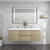 Botto 60' Wall-mounted Bathroom Vanity with Reinforced Acrylic Double Sink