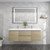 Botto 60' Wall-mounted Bathroom Vanity with Reinforced Acrylic Double Sink