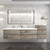Botto 92" Wall-mounted Bathroom Vanity with Reinforced Acrylic Double Sink (72" + 20")
